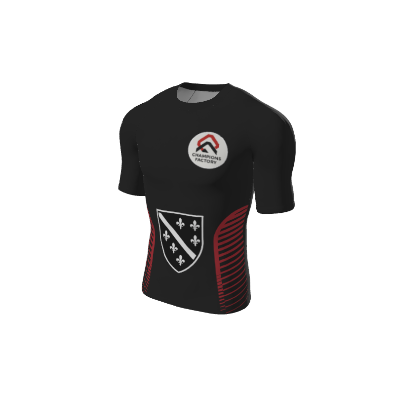 Retro Grappler Custom Sides Short Sleeve Rash Guard. (x 1)