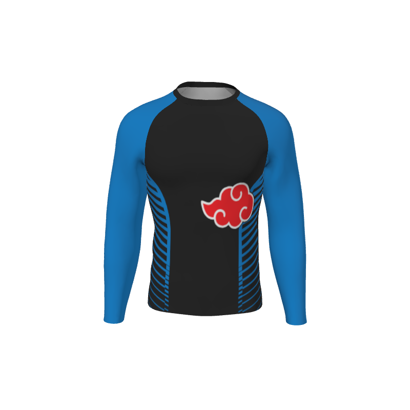 Retro Grappler Custom Sides Long Sleeve Rash Guard. (x 1)
