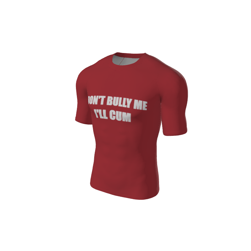 Retro Grappler Custom Single Color Short Sleeve Rash Guard. (x 1)