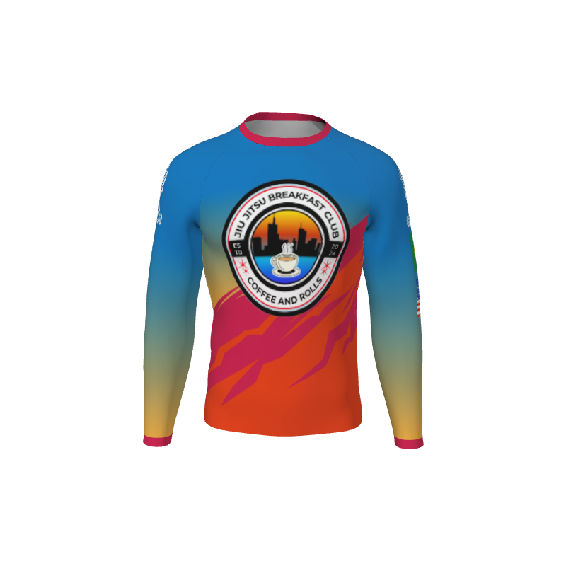 Retro Grappler Custom Magnus Long Sleeve Rash Guard. (x 11)