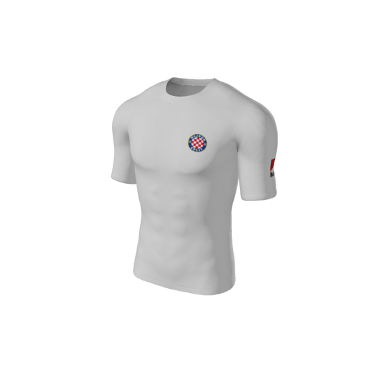 Retro Grappler Custom Single Color Short Sleeve Rash Guard. (x 2)