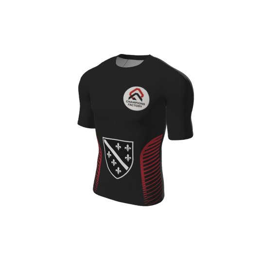 Retro Grappler Custom Sides Short Sleeve Rash Guard. (x 1)