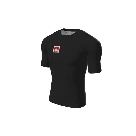 Retro Grappler Custom Single Color Short Sleeve Rash Guard. (x 1)