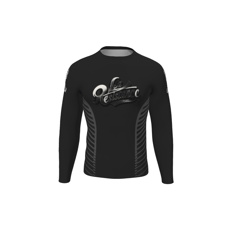 Retro Grappler Custom Sides Long Sleeve Rash Guard. (x 2)