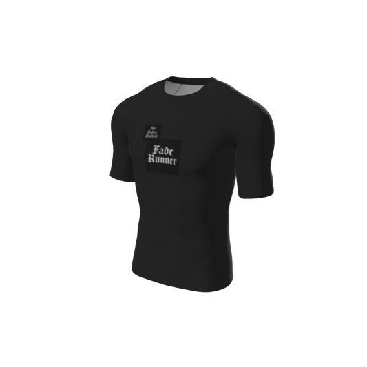 Retro Grappler Custom Single Color Short Sleeve Rash Guard. (x 1)