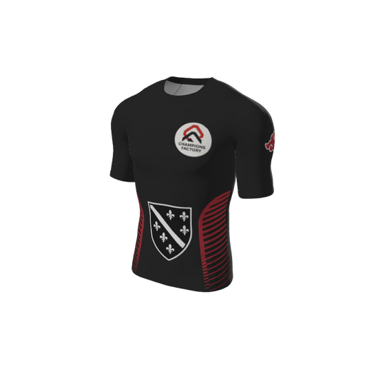 Retro Grappler Custom Sides Short Sleeve Rash Guard. (x 1)