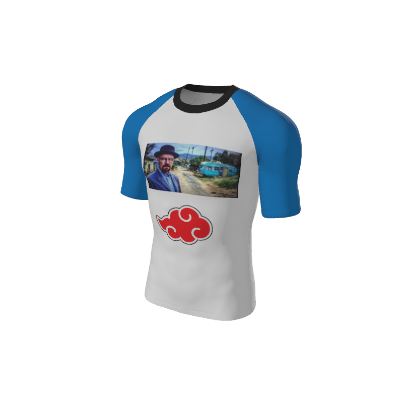 Retro Grappler Custom Sides Short Sleeve Rash Guard. (x 1)