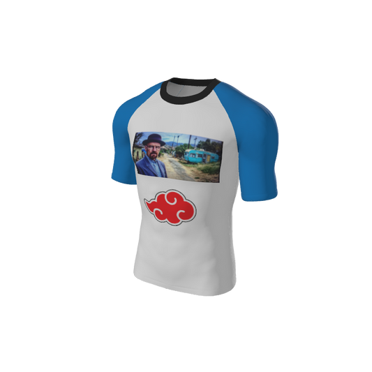 Retro Grappler Custom Sides Short Sleeve Rash Guard. (x 1)