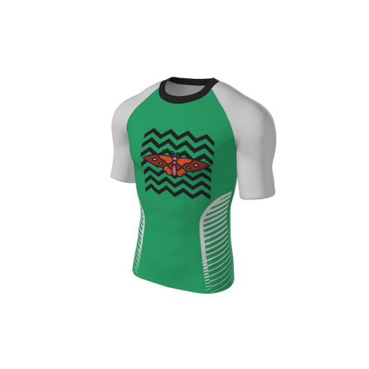 Retro Grappler Custom Sides Short Sleeve Rash Guard. (x 1)