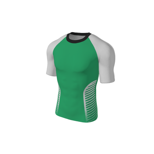 Retro Grappler Custom Sides Short Sleeve Rash Guard. (x 1)