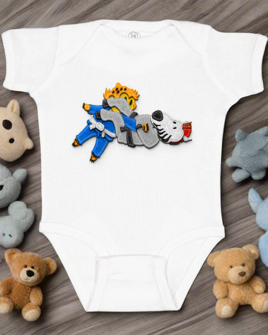 jiu jitsu baby onesie