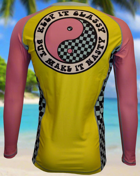 Wave Hugger Classy and Nasty Rash Guard