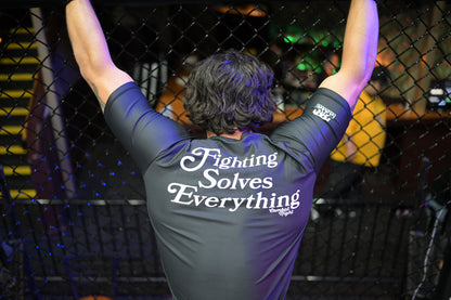 Fighting Solves Everything | Jiu Jitsu Rash Guard