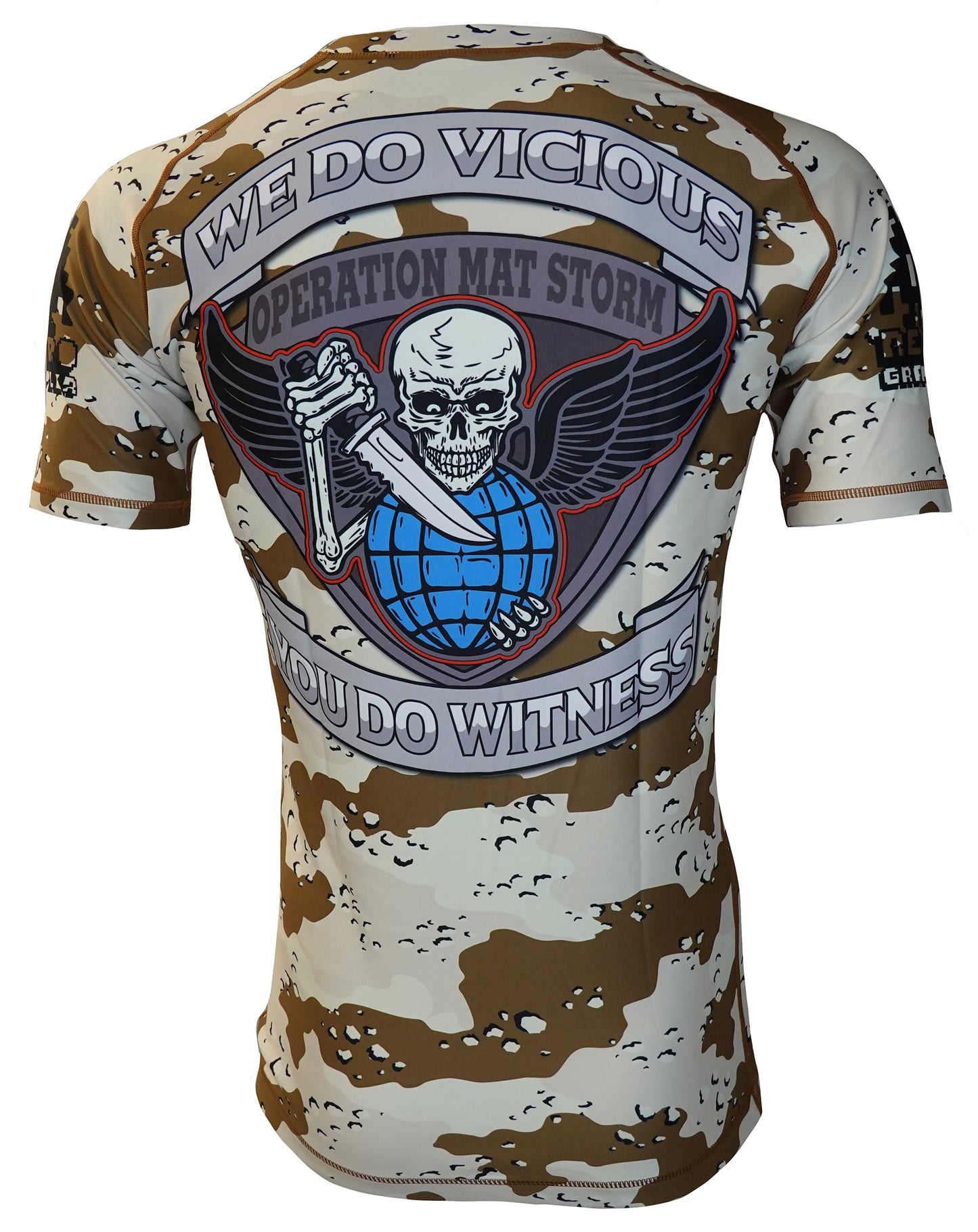 Operation Mat Storm Desert Camo Rash Guard