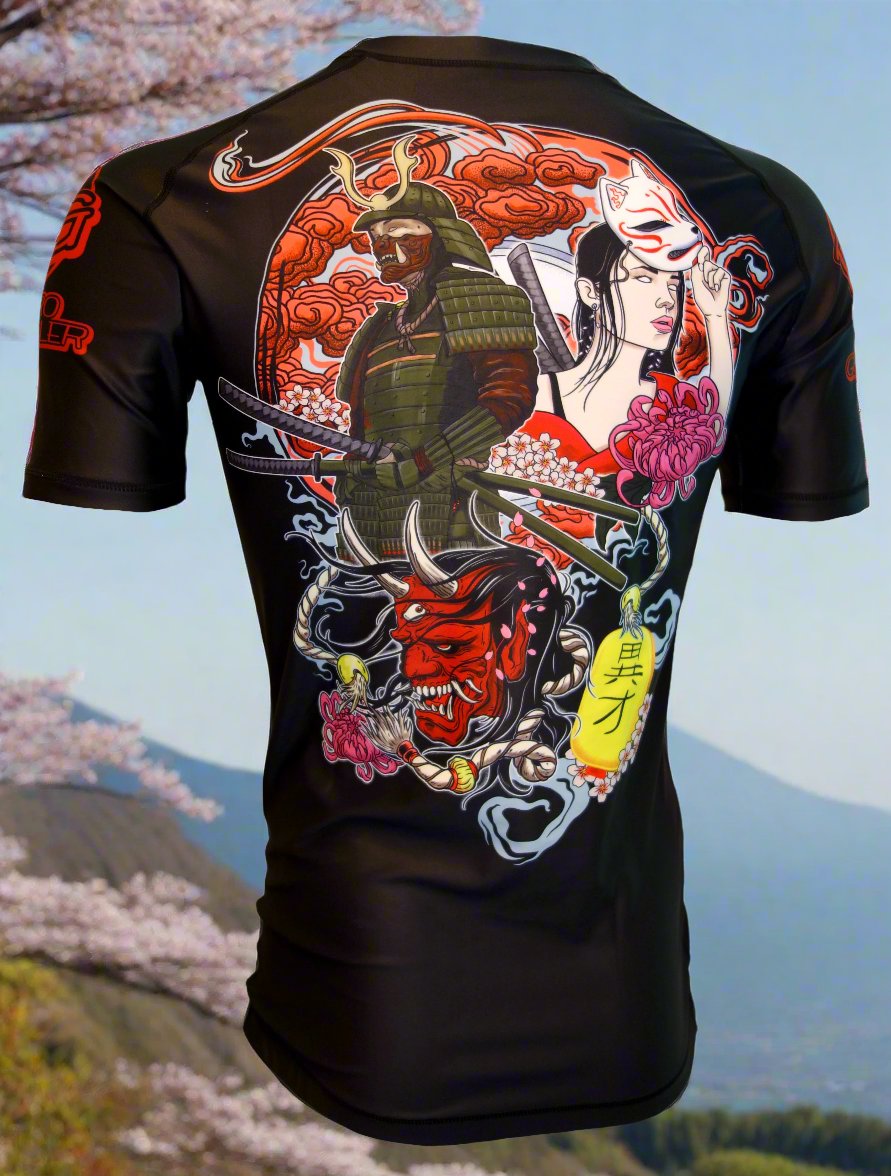 Japanese tattoo rash guard