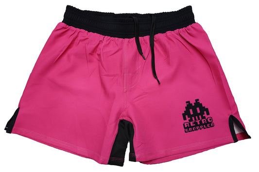 Pink Retro Lightweight BJJ Shorts