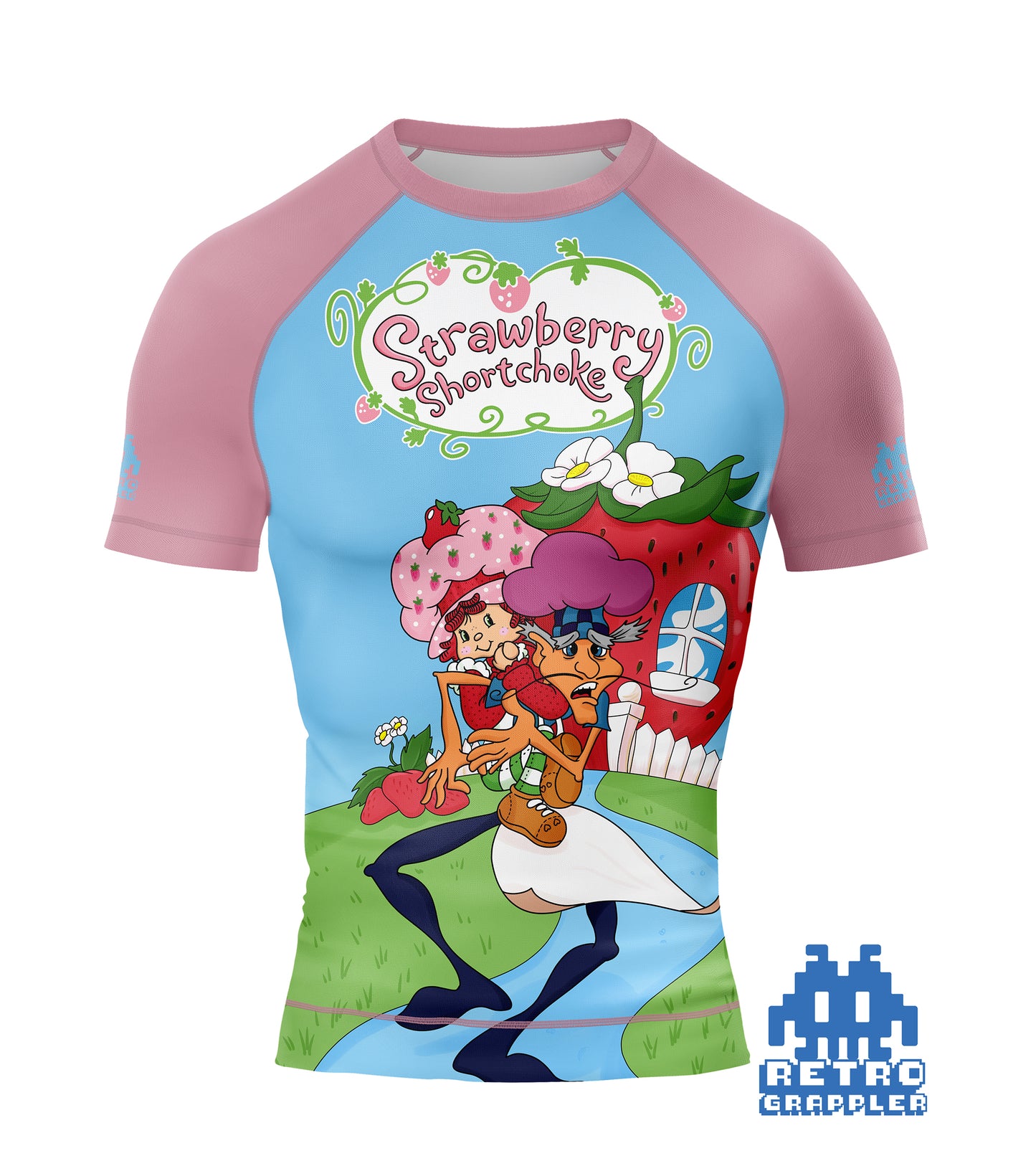 Strawberry Shortchoke - Jiu Jitsu Rashguard PRE-ORDER