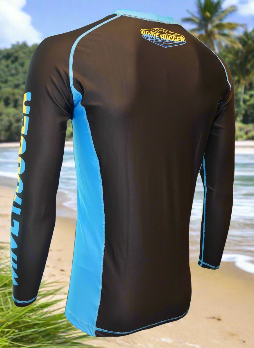 Rashguard „Wave Hugger“ in Blau