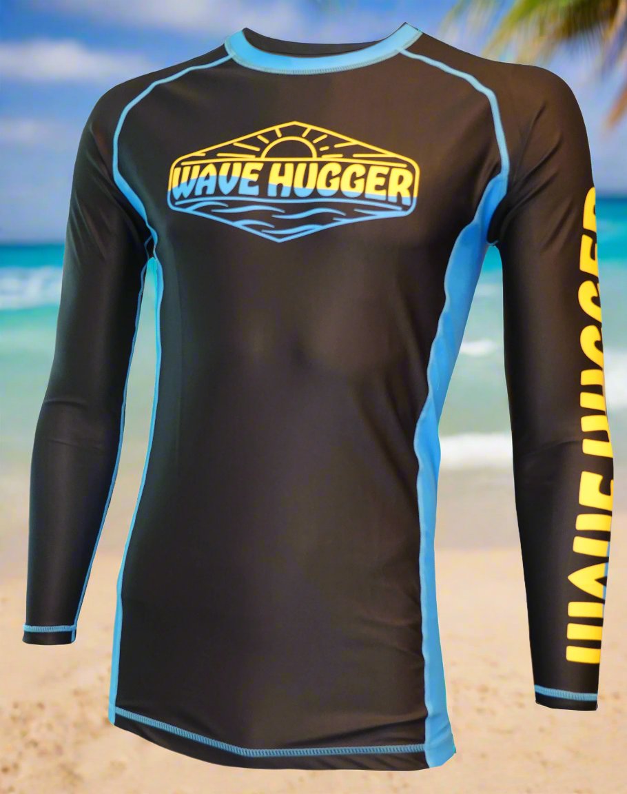 Rashguard „Wave Hugger“ in Blau