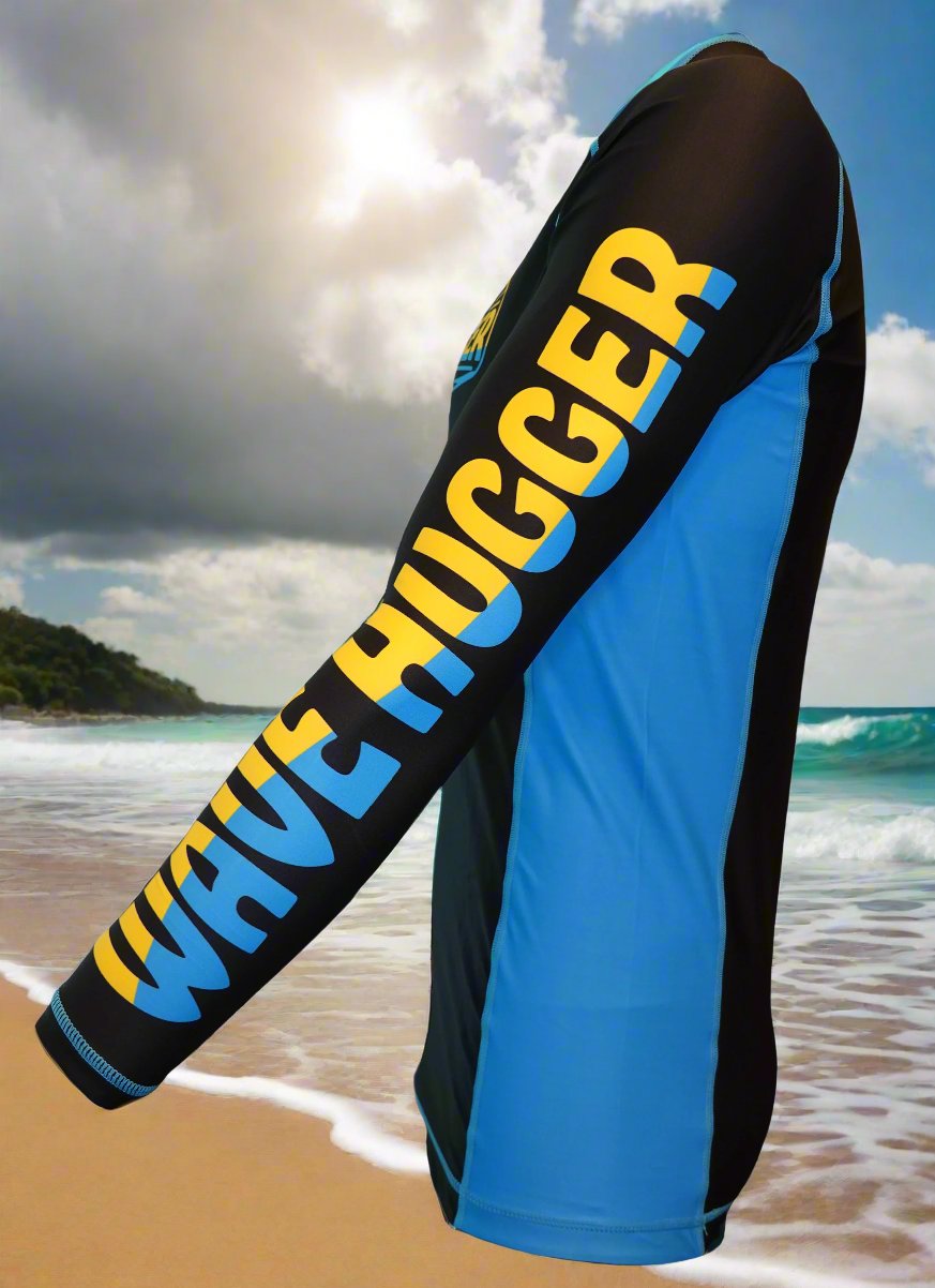 Rashguard „Wave Hugger“ in Blau