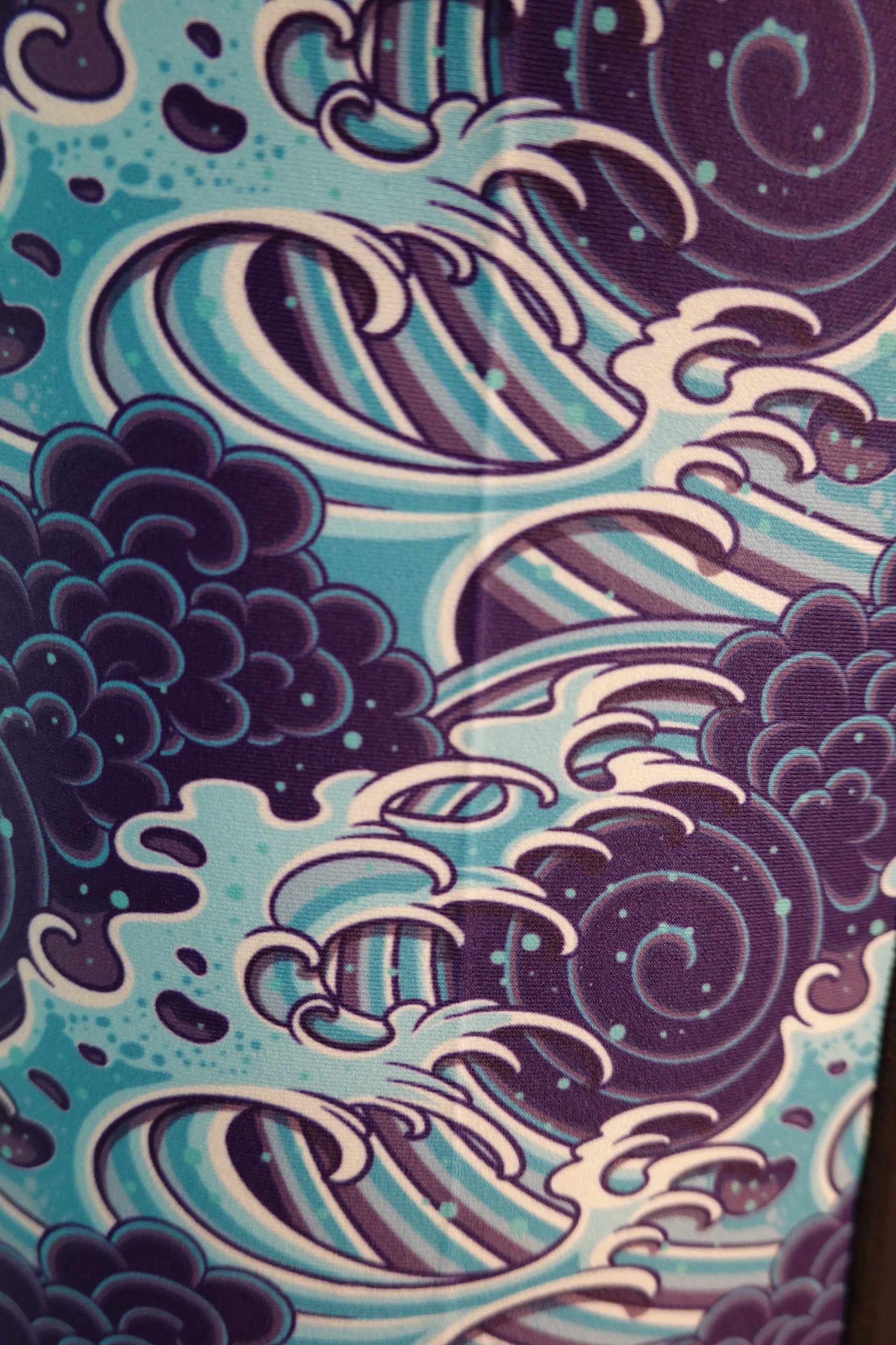 Wave Pattern Rash Wave Hugger Japanese Wave Rash Guard