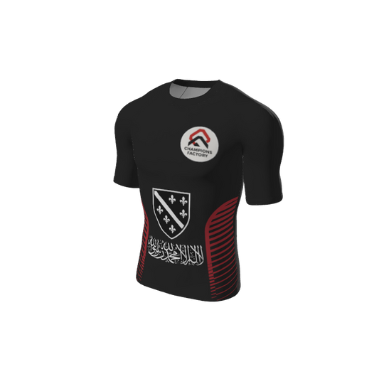 Retro Grappler Custom Sides Short Sleeve Rash Guard. (x 1)