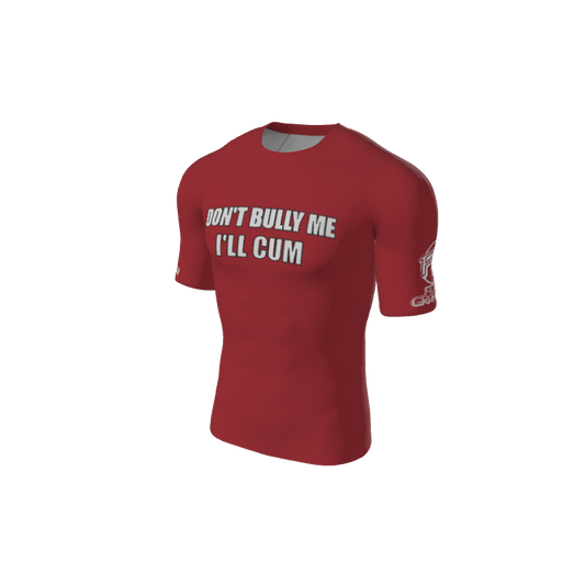 Retro Grappler Custom Single Color Short Sleeve Rash Guard. (x 1)