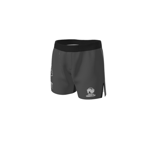 Retro Grappler Custom Solid Color Grappling Short Grappling or Muay Thai Shorts. (x 1)