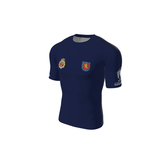 Retro Grappler Custom Single Color Short Sleeve Rash Guard. (x 1)