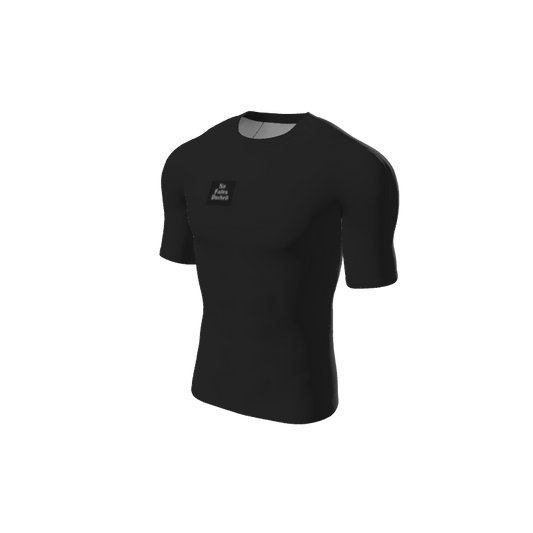 Retro Grappler Custom Single Color Short Sleeve Rash Guard. (x 1)