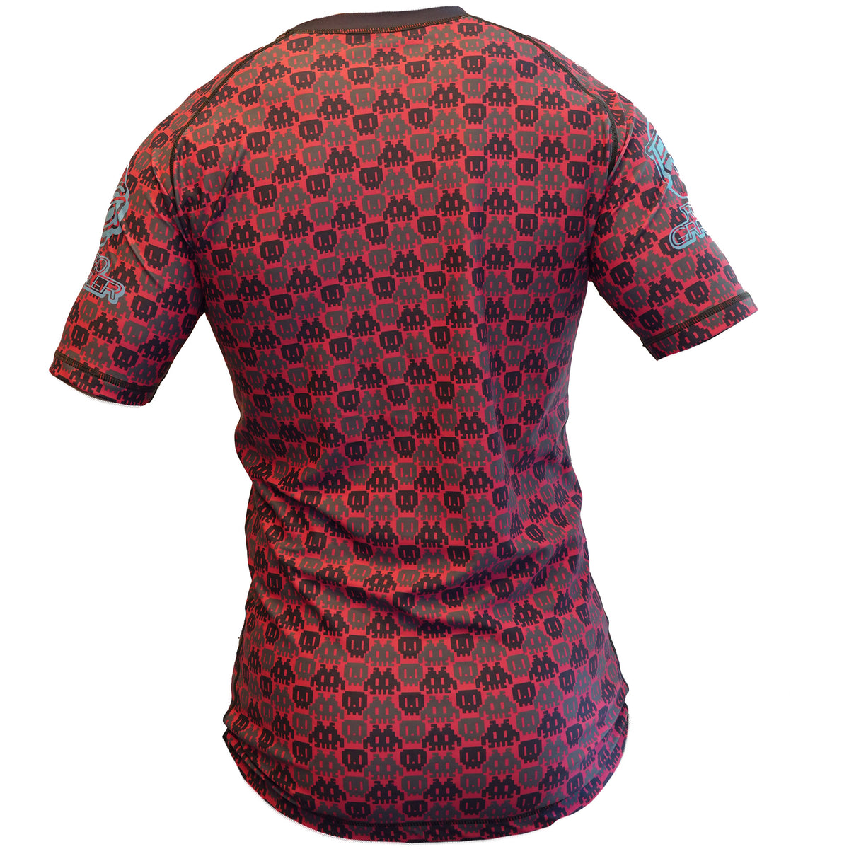 BJJ Rash Guard 8-Bit Pink