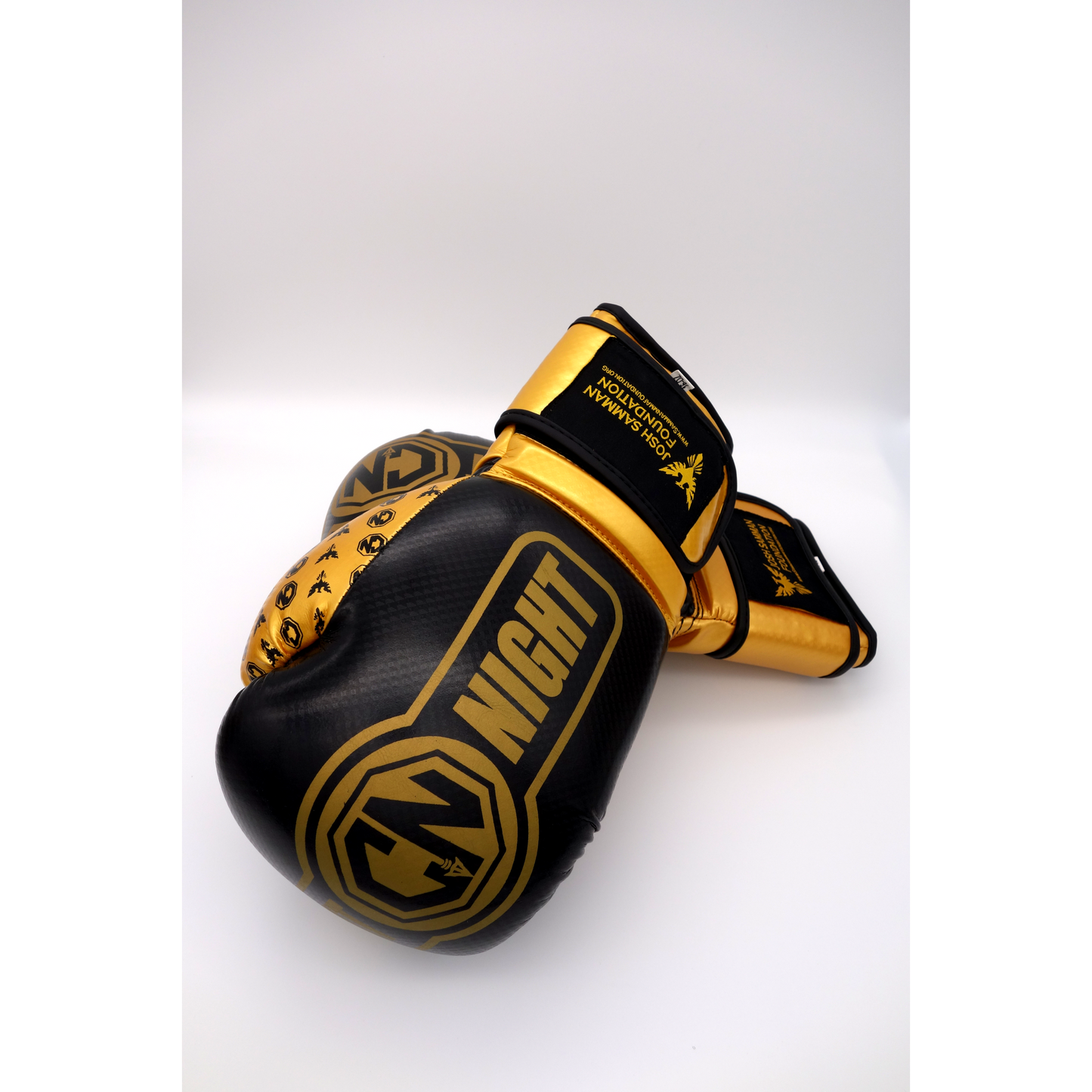Combat Night Gold Standard Boxing Gloves 16oz Adult