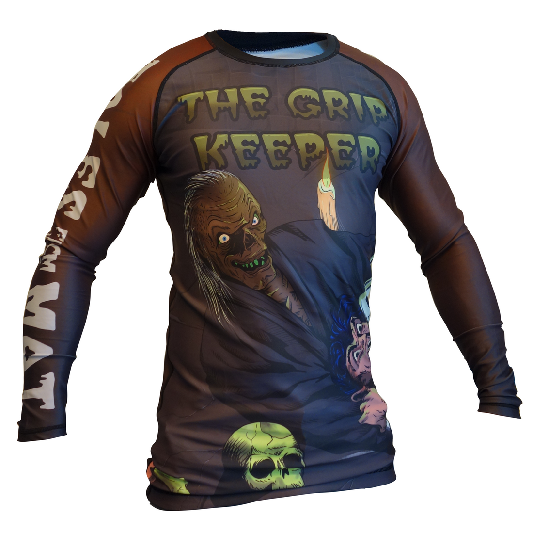 Horror Rash Guards Grip Keeper BJJ Rash Guard | Horror Grappling Design