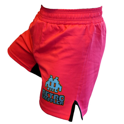 Pink Retro Lightweight BJJ Shorts