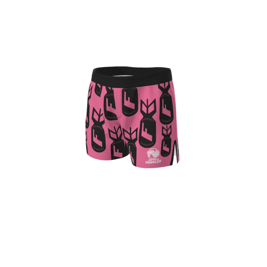 Retro Grappler Custom Solid Color Grappling Short Grappling or Muay Thai Shorts. (x 1)