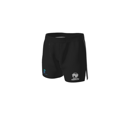 Retro Grappler Custom Solid Color Grappling Short Grappling or Muay Thai Shorts. (x 1)